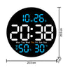 LED Digital Wall Clock With Temperature And Date For Home 1 pc