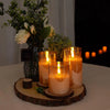 LED Flameless Candles With Remote Control Flickering Candles For Outdoor And Indoor Home Decor, Parties Pack of 3