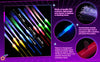 LED Glow Fiber Wand Sticks Glow-In-The-Dark Fiber Optic Party Props  1pc