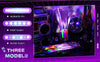 LED Glow Fiber Wand Sticks Glow-In-The-Dark Fiber Optic Party Props  1pc