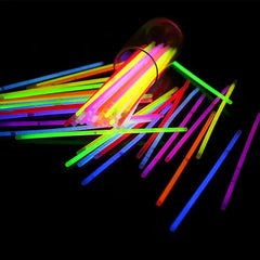 Neon Glow sticks Glow-in-the-dark accessories for parties nightclubs pack of 100