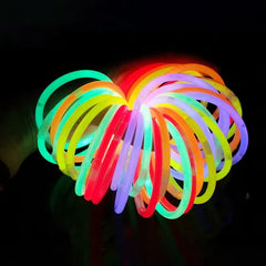 Neon Glow sticks Glow-in-the-dark accessories for parties nightclubs pack of 100
