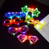 Star LED Party Goggles Glow Random Design glasses Glow In The Dark Party Sunglasses For Adults And Kids Parties Pack of 6
