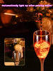 LED Glowing Cocktail Glasses Color-Changing Battery-Operated Cups For Nightclubs, Parties pack of 6