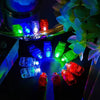  LED Laser Finger Lights Glow-In-The-Dark Finger Flashlights 4pcs/set