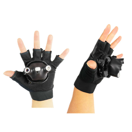 LED Laser Rotating Gloves Handheld Laser Light Gloves For Nightclubs, Dance Performances 1 piece.