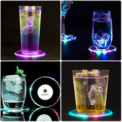 LED Light Glowing Coasters  For Bottle Holder,Cup Holder 1PC