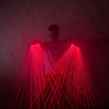 LED Laser Beam Gloves 4 pointers Multiple Beams Halloween LED Glow Gloves For Stage Performances, DJs And Dancers 1 pair