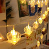 LED Photo Clip String Lights USB Fairy Lights With Clothespins For Bedroom Decor, Wedding Valentine 3m