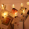 LED Photo Clip String Lights USB Fairy Lights With Clothespins For Bedroom Decor, Wedding Valentine 3m