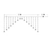 Star Gateway Led Curtain String Light Series  1 pc