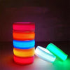 LED Reflective Bracelet Nylon Adjustable Armband – Luminous Night Safety Band for Running, Cycling, Walking, Hiking & Outdoor Sports 1pc