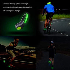 AUXA LED Shoe Clip Light | Battery Operated Glowing Shoe Light for Party, Night Running & Festivals – 1 pc