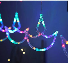 Diya LED Curtain String Lights Series Lamps 1 set
