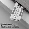 Laptop Cooler Stand with Detachable Fan – Foldable Aluminum Alloy Adjustable Laptop Stand with Cooling Pad | Ergonomic Notebook Holder for Laptop & Tablet MultiColour 1pc
