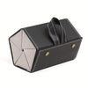 Leather Foldable Sunglasses Organizer Hanging storage box For Travel And Events 1pc