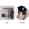 Leather Foldable Sunglasses Organizer Hanging storage box For Travel And Events 1pc