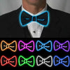 Party Flashing Led Bow Light Up Tie For Adults Birthday EDM Disco Party Wedding Musical Night Events Battery Operated 1pc