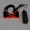 Party Flashing Led Bow Light Up Tie For Adults Birthday EDM Disco Party Wedding Musical Night Events Battery Operated 1pc