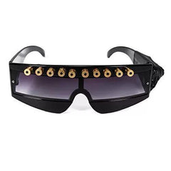 LED Party Laser Goggles for Rave & Party | Rechargeable Red 650nm 10-Pointer Laser Light-Up Glasses for DJ, Festival & Club