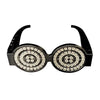 LED Pixel Party Glasses | USB Rechargeable Color Changing Round LED Party Goggles with Remote