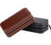 Luxury Black Leather Watch Box Premium 2 Slot Watch Organizer Box For Watch Collectors, Gifts 1 pc
