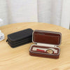 Luxury Black Leather Watch Box Premium 2 Slot Watch Organizer Box For Watch Collectors, Gifts 1 pc