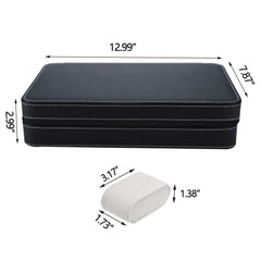 Luxury Leather Watch Box Premium 12 Slot Watch Organizer Box For Watch Collectors, Gifts 1 pc