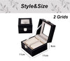 Luxury Leather Watch Box Premium 2 Slot Watch Organizer Box For Watch Collectors, Gifts 1 pc