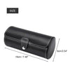 Luxury Round Leather Watch Box Premium 3 Slot Watch Organizer Box For Watch Collectors, Gifts 1 pc