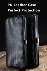 Manicure Nail Clippers Set – 12 in 1 Stainless Steel Pedicure & Manicure Grooming Kit for Men & Women with Travel Case Black 1pc