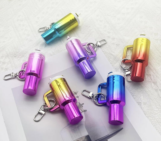 Mini Tumbler Quencher Keychain Trendy Keyring Bag charm 1 pc