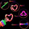 Flexible LED Glow Tubes Multicolor Light-Up Party Glow Tubes  5 pcs/set
