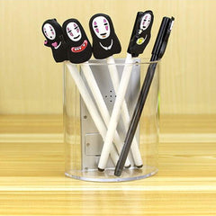 Acrylic Digital Pen Holder Office Desk Digital Clock With Pen Holder 1 pc
