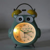 Owl Shaped Alarm Clock With Ring Bell Light For Kids Bedroom 1pc