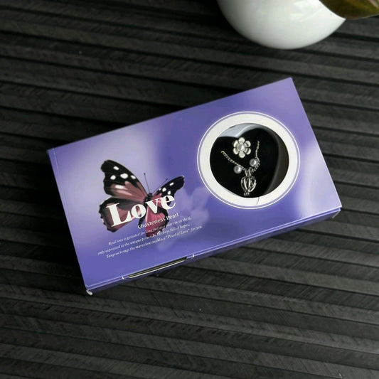 Oyster Pearl Necklace Kit with Cage Pendant | Real Oyster Pearl Opening DIY Surprise Jewelry Set with Silver Chain for Women & Girls 1pc Silver