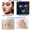 Party Glow Neon Paint Glow in the Dark Face, Body, Blacklight Lipstick 1pc