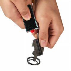Permanent Flint Lighter Match Fire Starter Keychain Bottle Opener Camping Tool