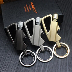 Permanent Flint Lighter Match Fire Starter Keychain Bottle Opener Camping Tool