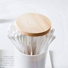 Automatic Cotton Swab Dispenser Press-Type Cotton Swab Holder Organizer 1pc