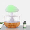 Rain Cloud Air Humidifier with Waterfall & Raindrop Effect – Mushroom Aromatherapy Essential Oil Diffuser, Cute Night Light, 7 Color LED Cloud Lamp 1pc