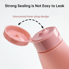 Refillable Travel Bottles Set – Silicone Toiletry Bottles for Shampoo, Conditioner & Creams | Leak-Proof, Reusable Travel Containers for Women & Men Multicolor Pack of 3