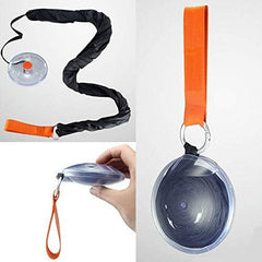 Roll Up Shopping Bag – Reusable Foldable Grocery Tote with Crossbody Pouch, Portable Eco Shopping Bag, Lightweight Compact Storage Disc Design (Random Color) 1pc