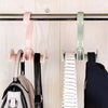 Rotating Handbag Hanger Hook Closet Storage Hooks For Bag Belt Tie Scarf 1 pc