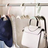 Rotating Handbag Hanger Hook Closet Storage Hooks For Bag Belt Tie Scarf 1 pc