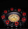 Russian Roulette Drinking Game Turntable Glass Drinking Game For Parties, Nightclubs 1pc