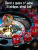 Russian Roulette Drinking Game Turntable Glass Drinking Game For Parties, Nightclubs 1pc