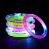 Flashing Neon Glow Bracelets For Kids' Parties, Nightclubs Concerts 2 pcs/set
