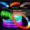 Flashing Neon Glow Bracelets For Kids' Parties, Nightclubs Concerts 2 pcs/set