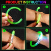 Flashing Neon Glow Bracelets For Kids' Parties, Nightclubs Concerts 2 pcs/set